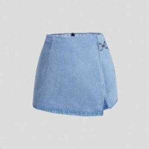 Plus Size Denim Shorts